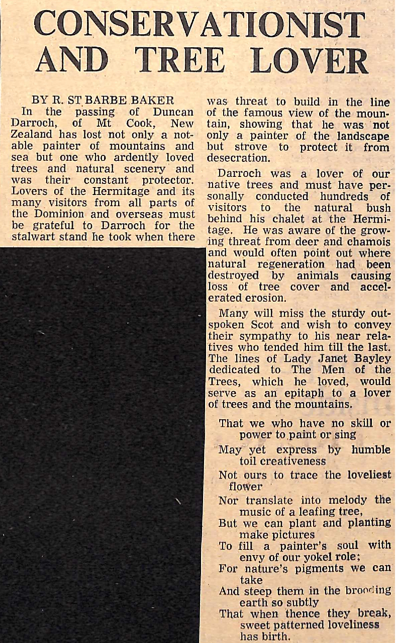 Conservationist and Tree Lover