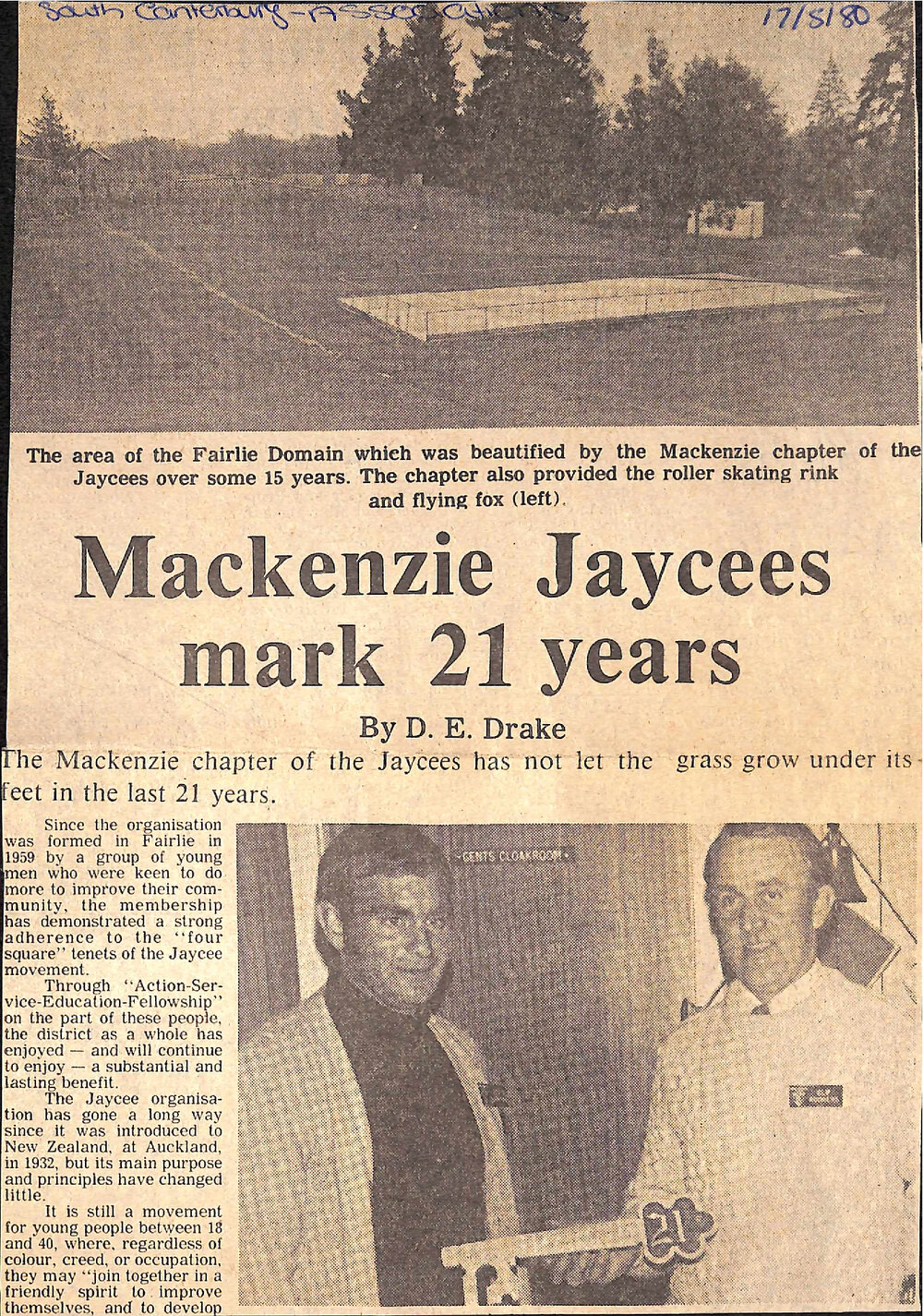 Mackenzie Jaycees mark 21 years
