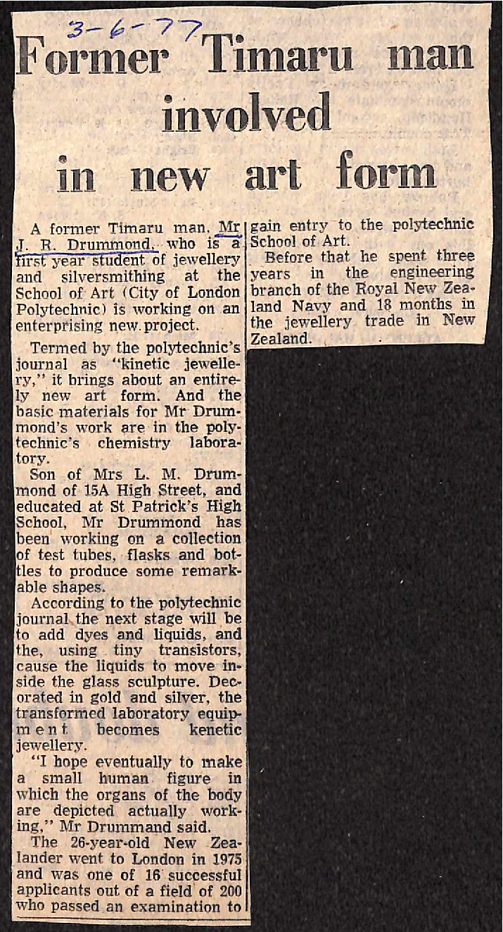 Former Timaru man involved in new art form