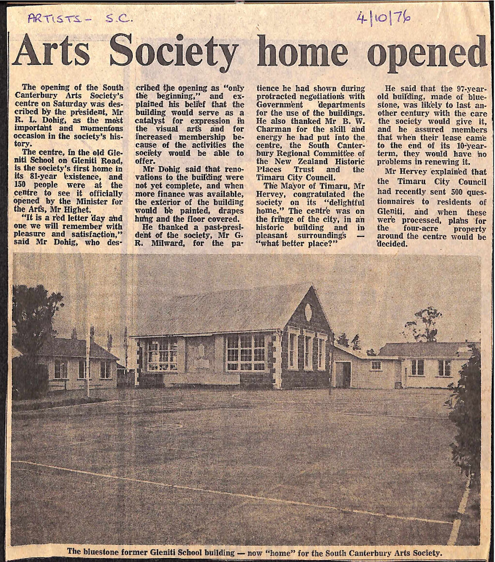Arts Society home opened