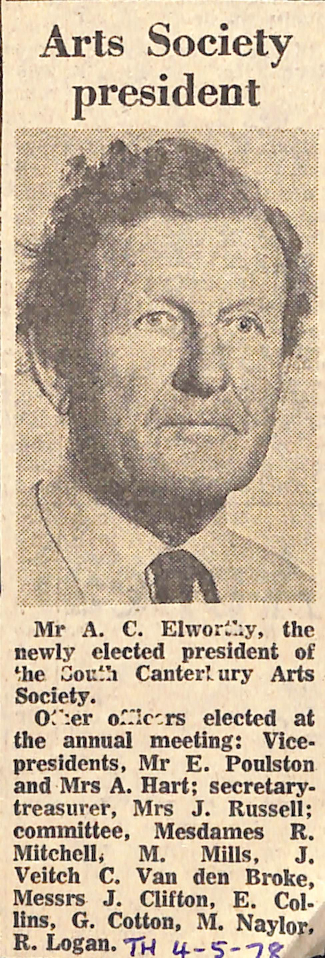 Arts Society president