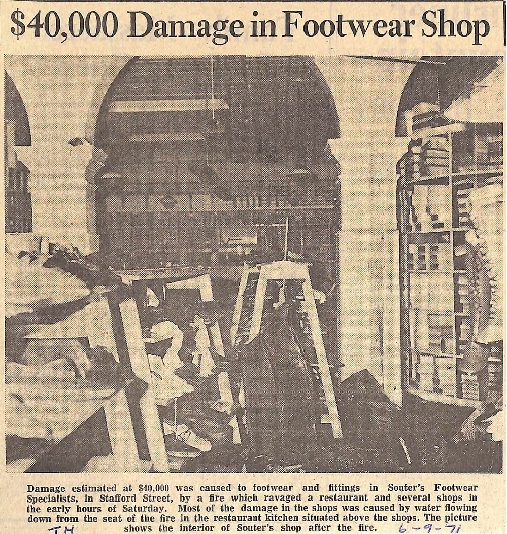 $40,000 Damage in Footwear Shop