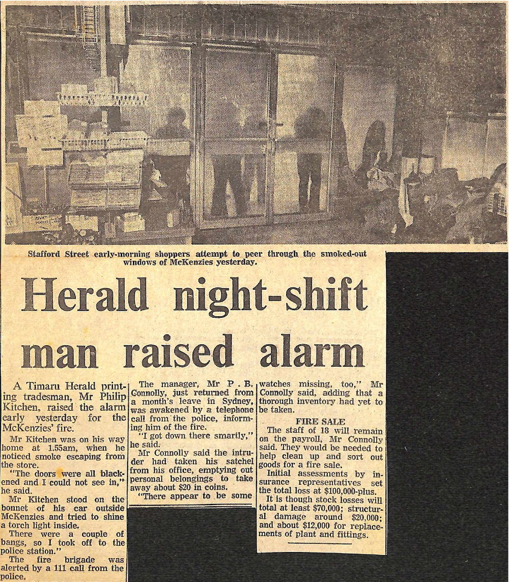 Herald night-shift man raised alarm