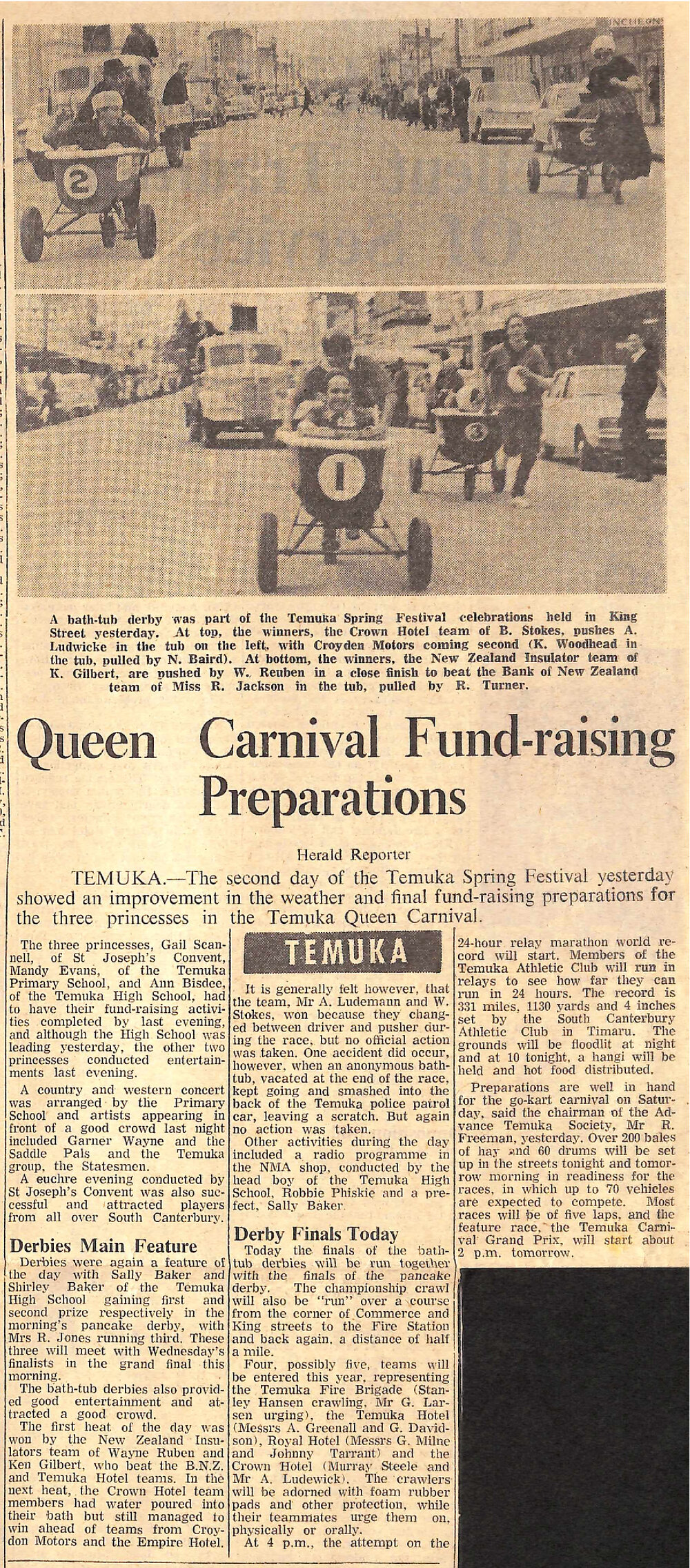 Queen Carnival Fund-raising Preparations