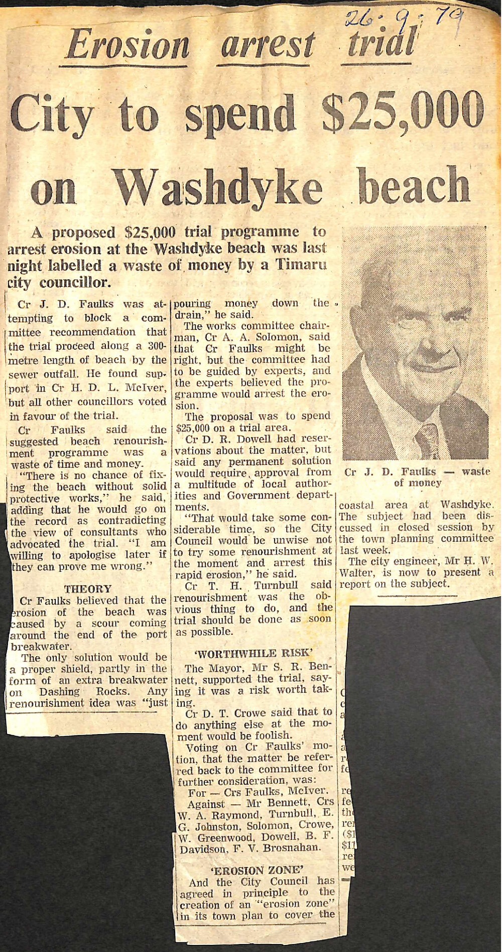 Erosion arrest trial: City to spend $25,000 on Washdyke beach