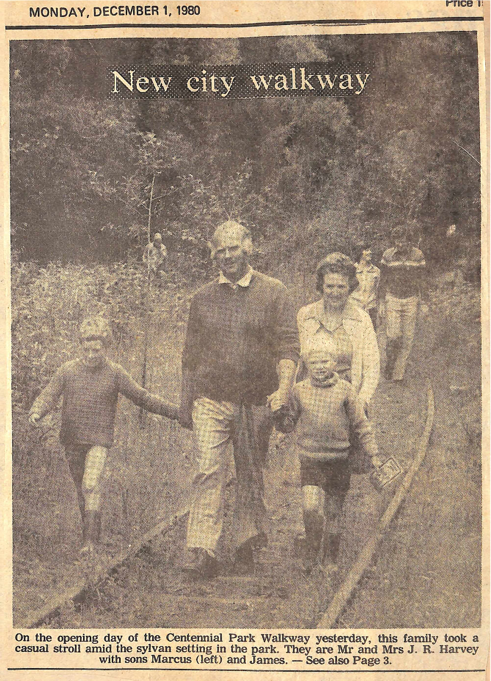 Centennial Park Walkway opens