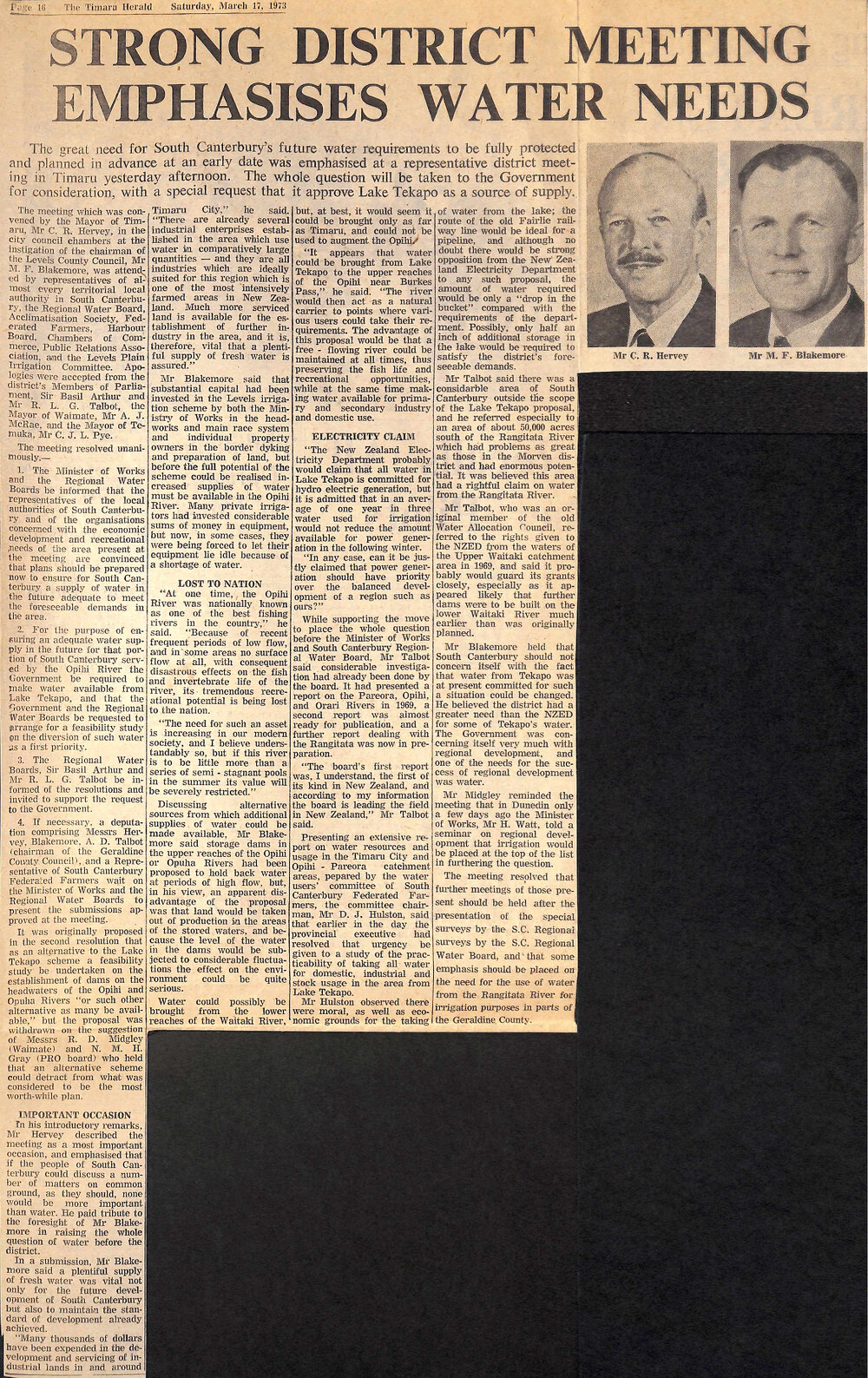 Strong District Meeting Emphasises Water Needs