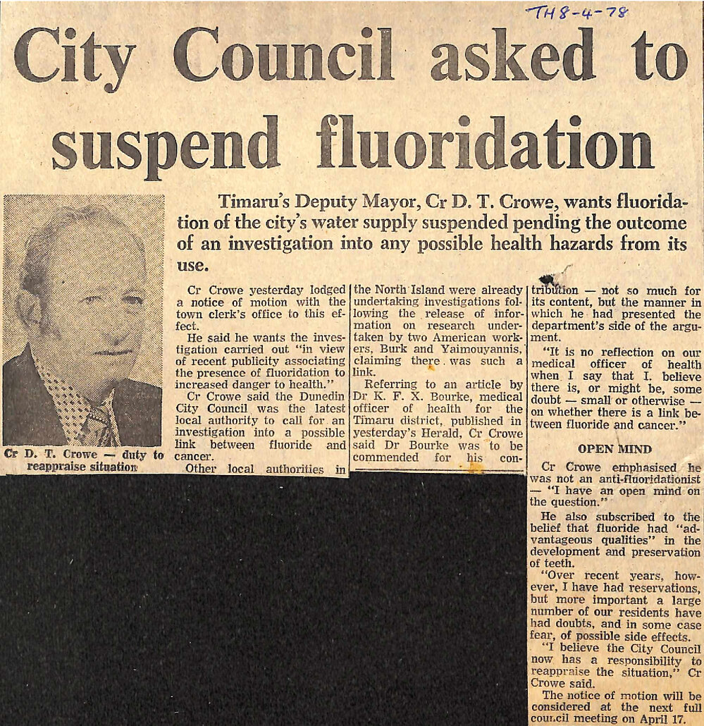 City Council asked to suspend fluoridation