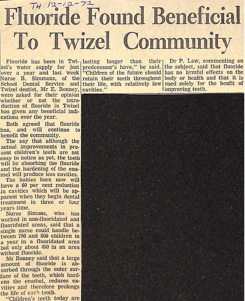 Fluoride Found Beneficial To Twizel Community