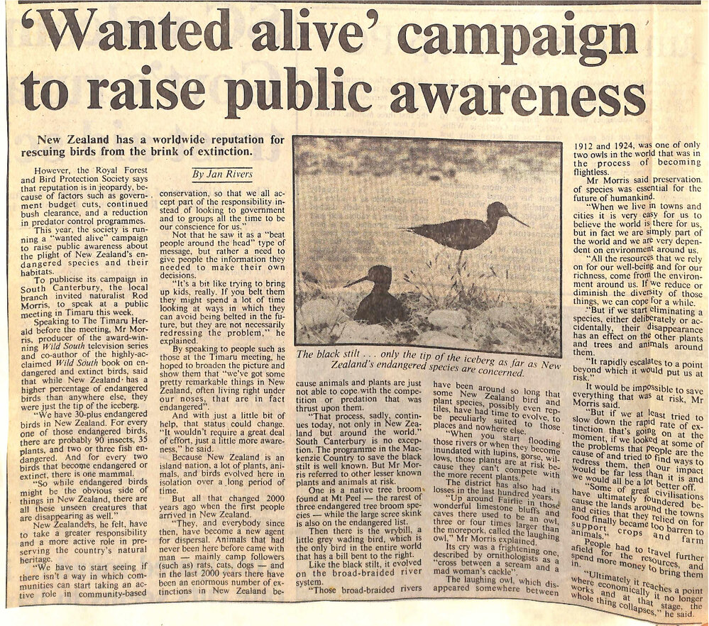  'Wanted alive' campaign to raise public awareness