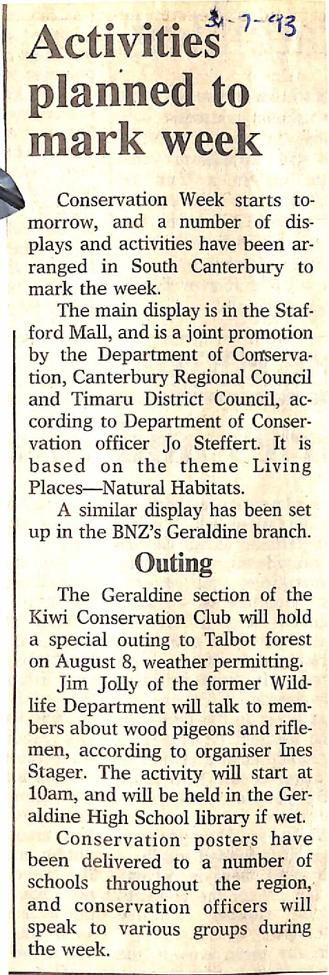 Activities planned to mark week