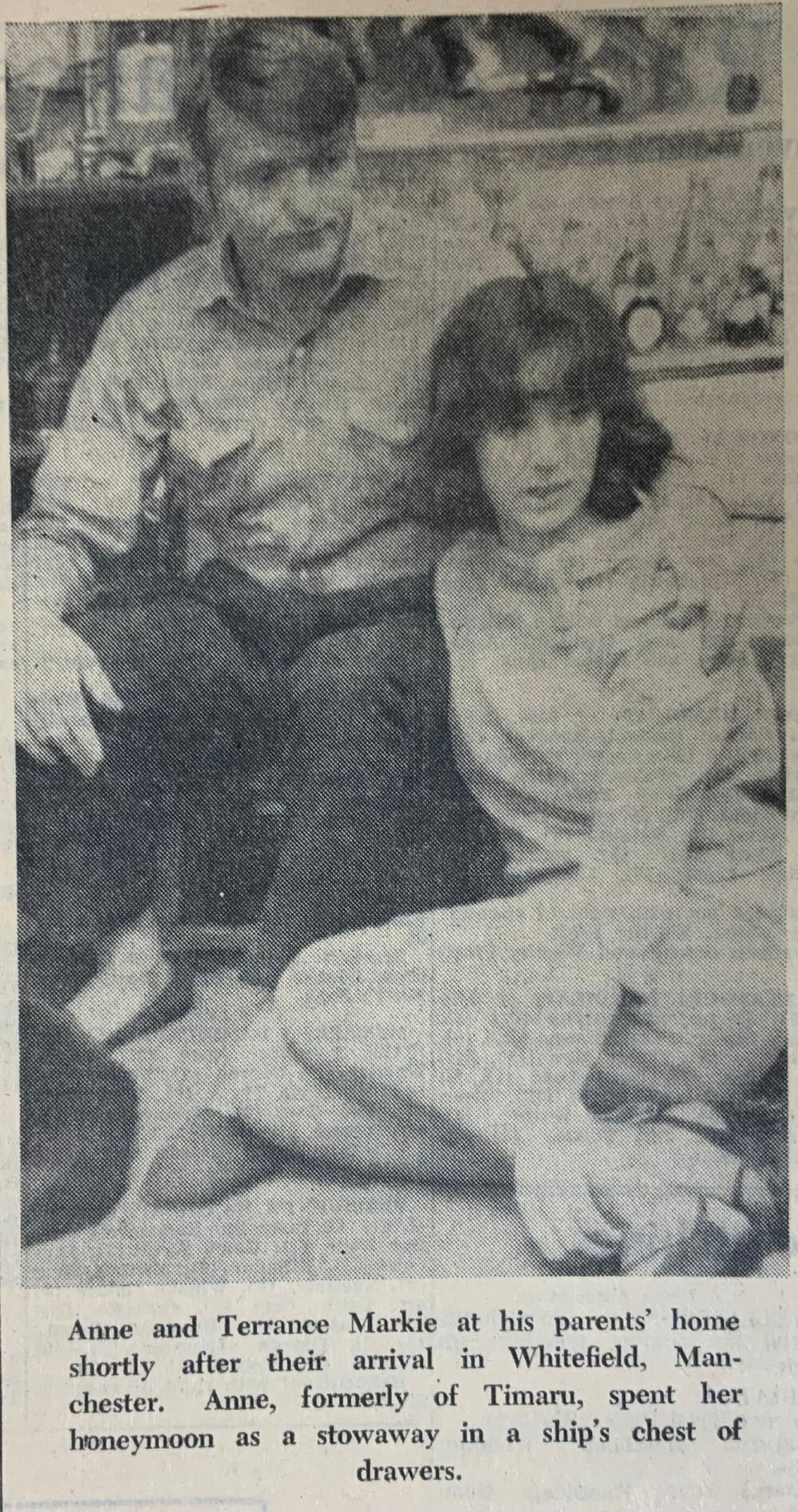 Timaru Girl Spent Honeymoon Hidden In Chest of Drawers