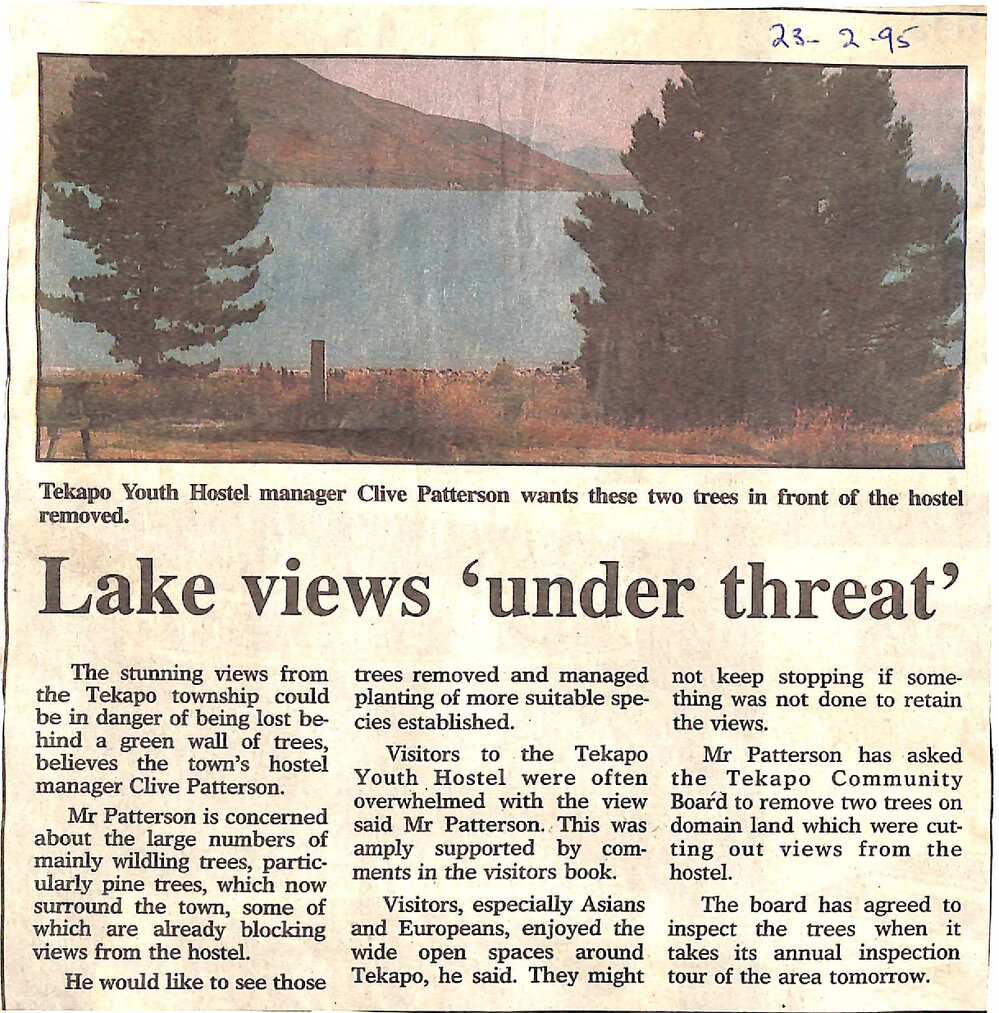 Lake views 'under threat'