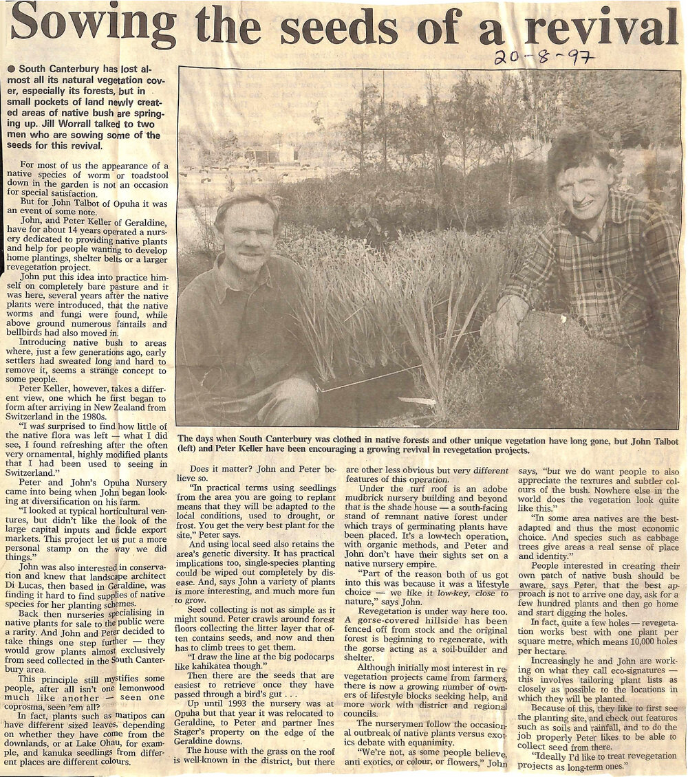 Sowing the seeds of a revival