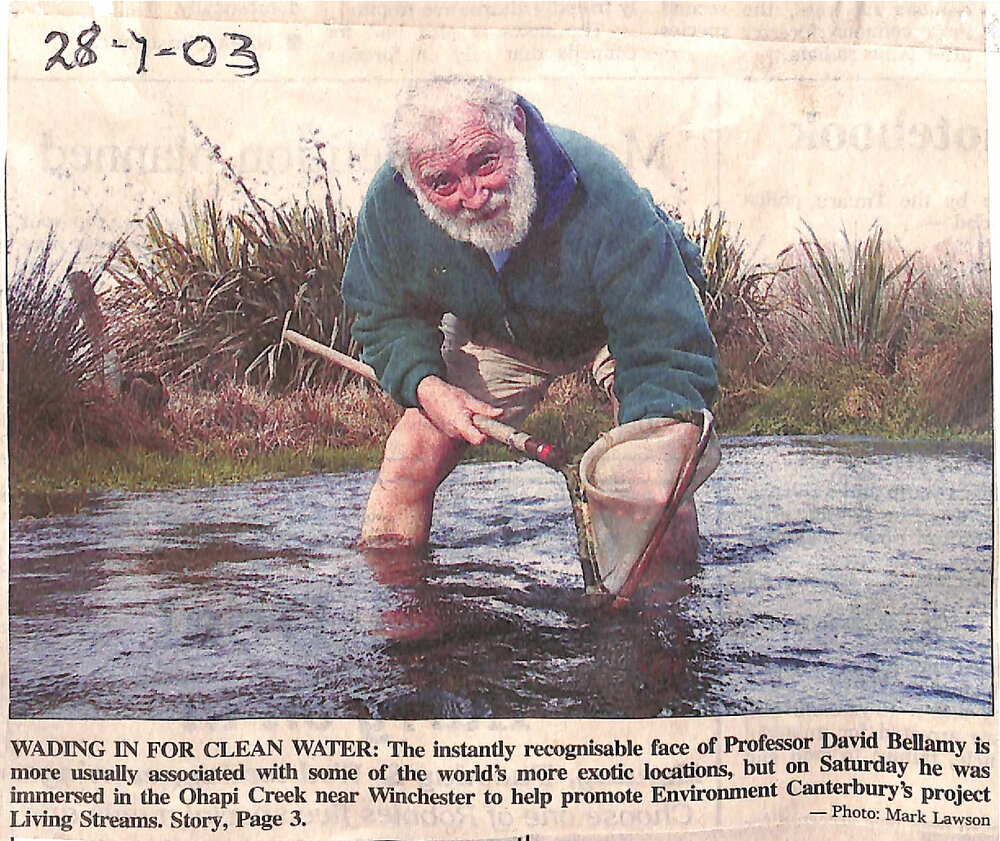 Wading in for clean water
