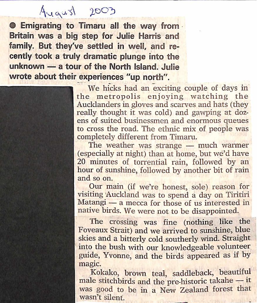 Immigrants experiences 'up north'