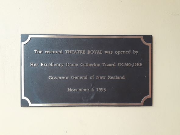 Theatre Royal plaque