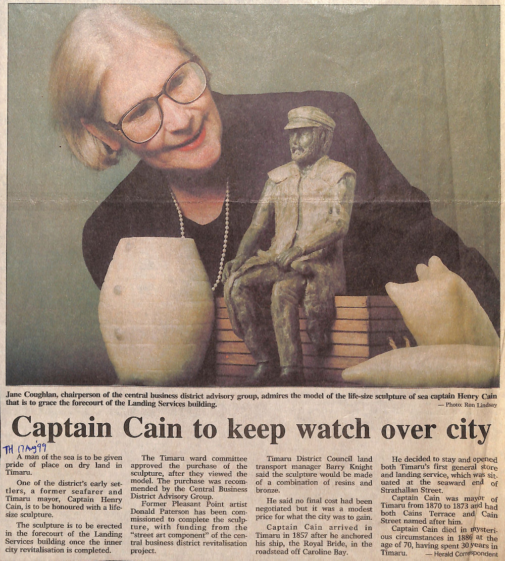 Captain Cain to keep watch over city
