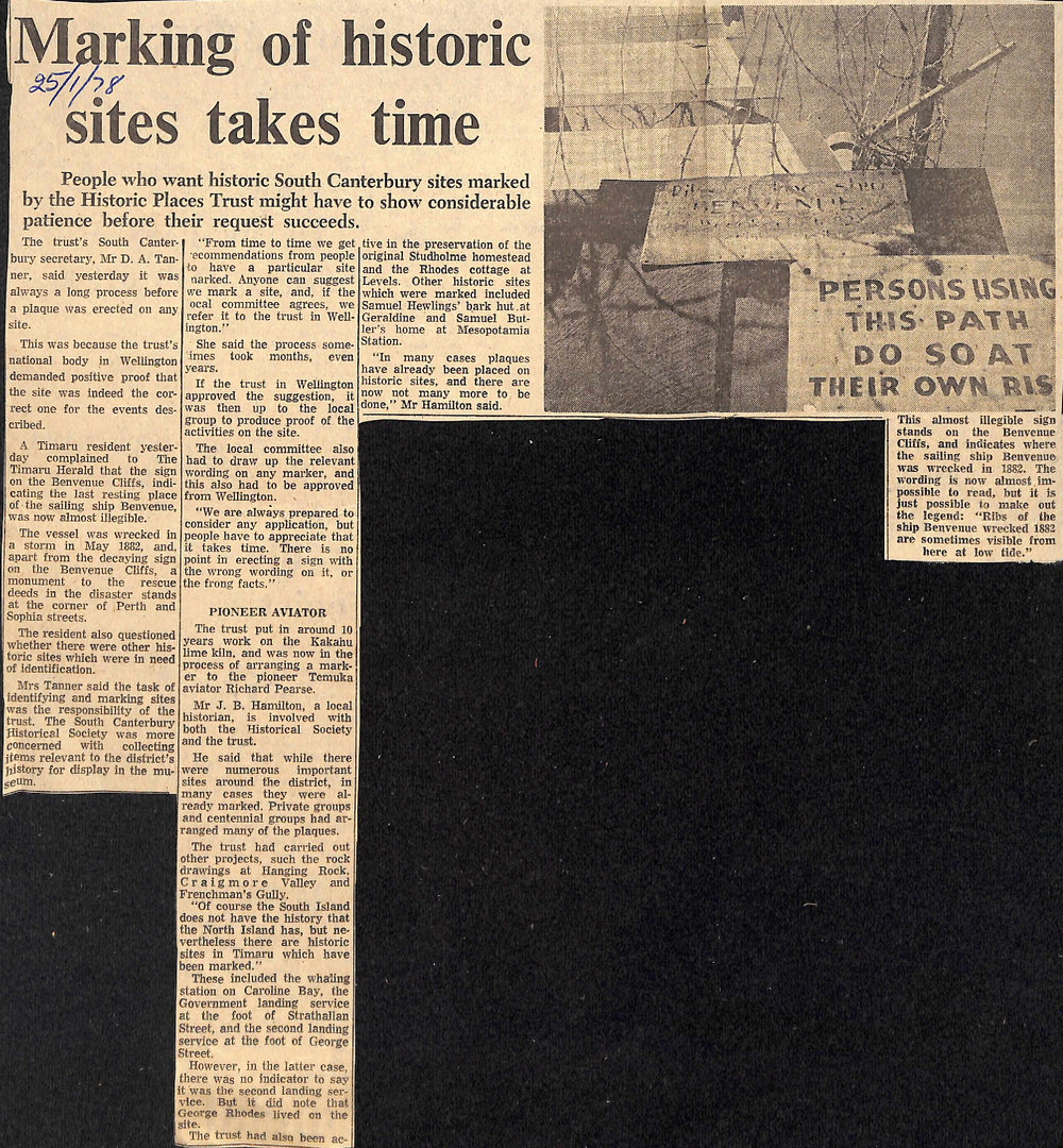 Marking of historic sites takes time