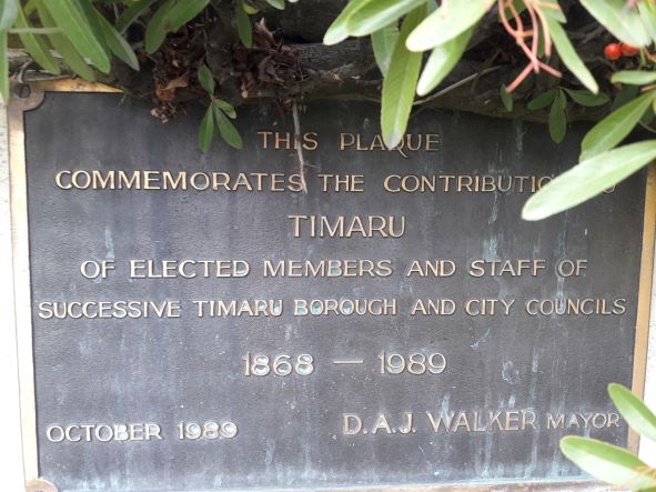 Strathallan Corner plaque