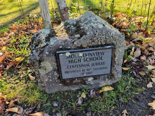Mountainview High School centennial jubilee plaque