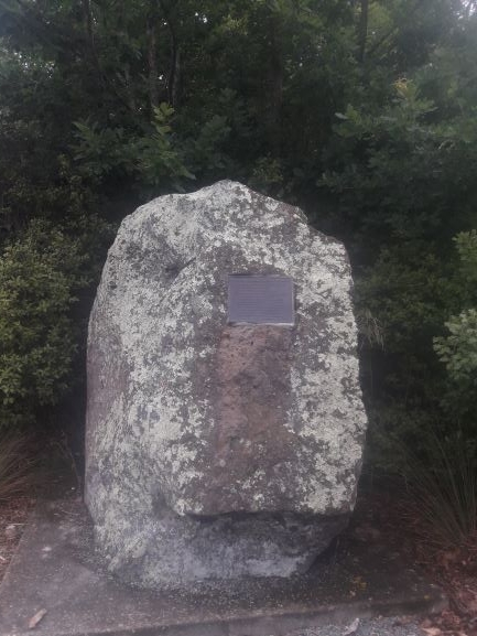 Centennial Park Lake Development plaque