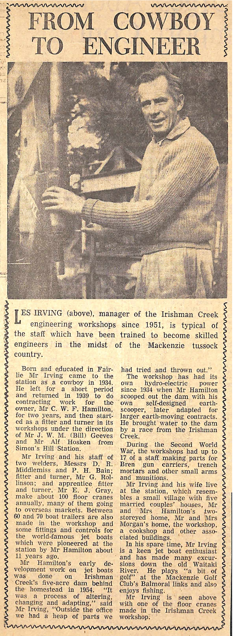 From Cowboy to Engineer