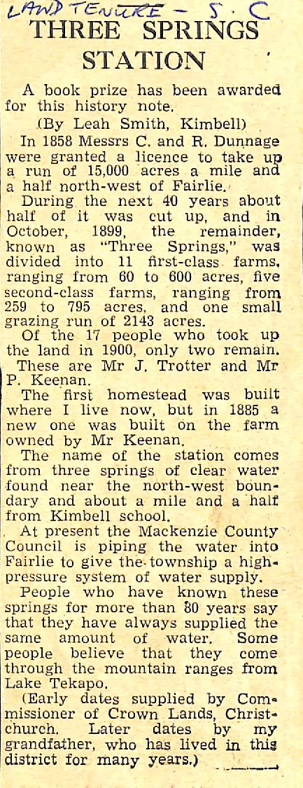 Three Springs Station