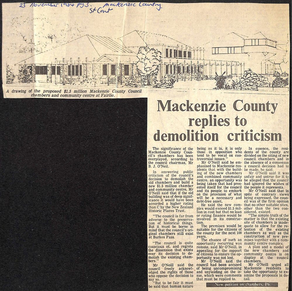 Mackenzie County replies to demolition criticism