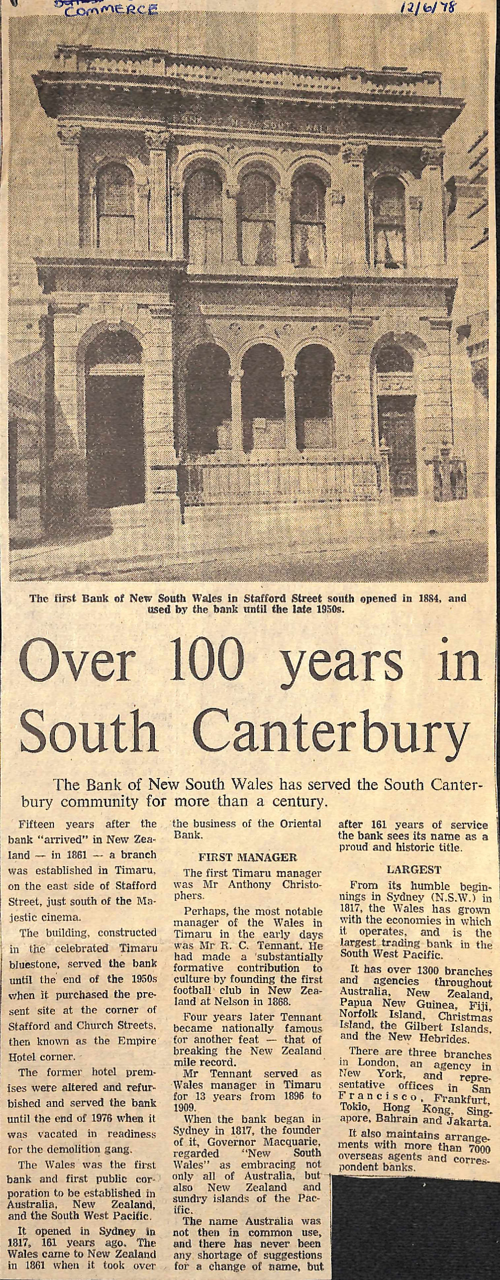 Over 100 years in South Canterbury