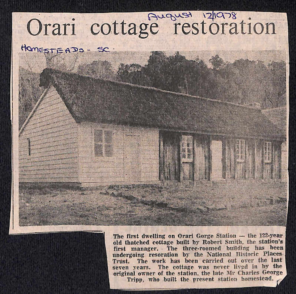 Orari cottage restoration
