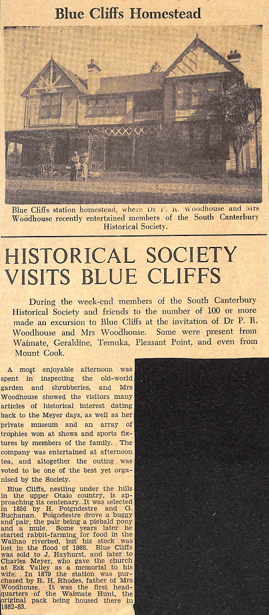 Blue Cliffs Homestead: Historical Society Visits Blue Cliffs