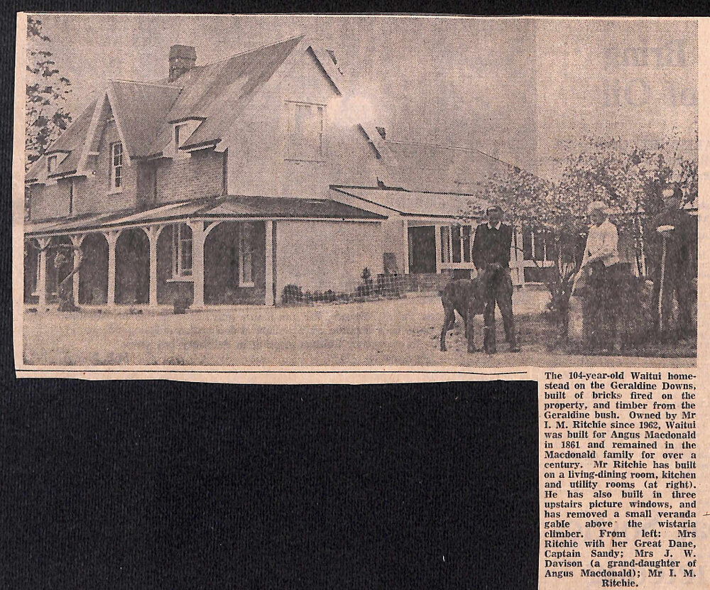 Old Waitui Homestead Has Superb View