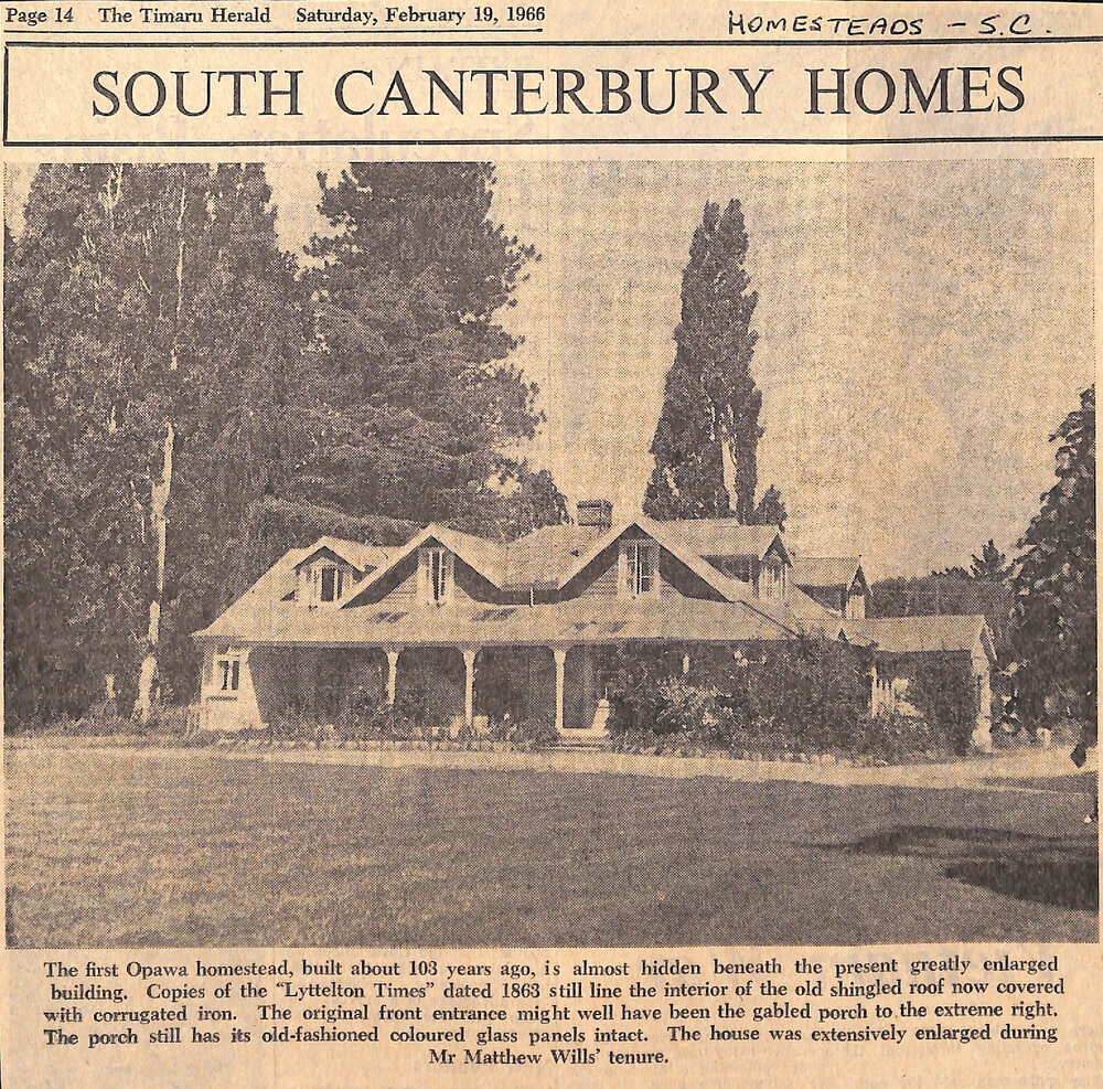 South Canterbury Homes: Century-old Opawa Has Colourful Associations