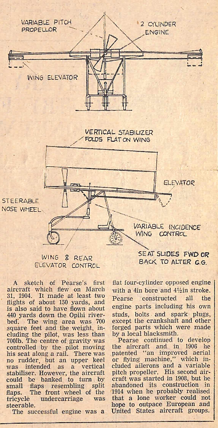 Pearse's first aircraft