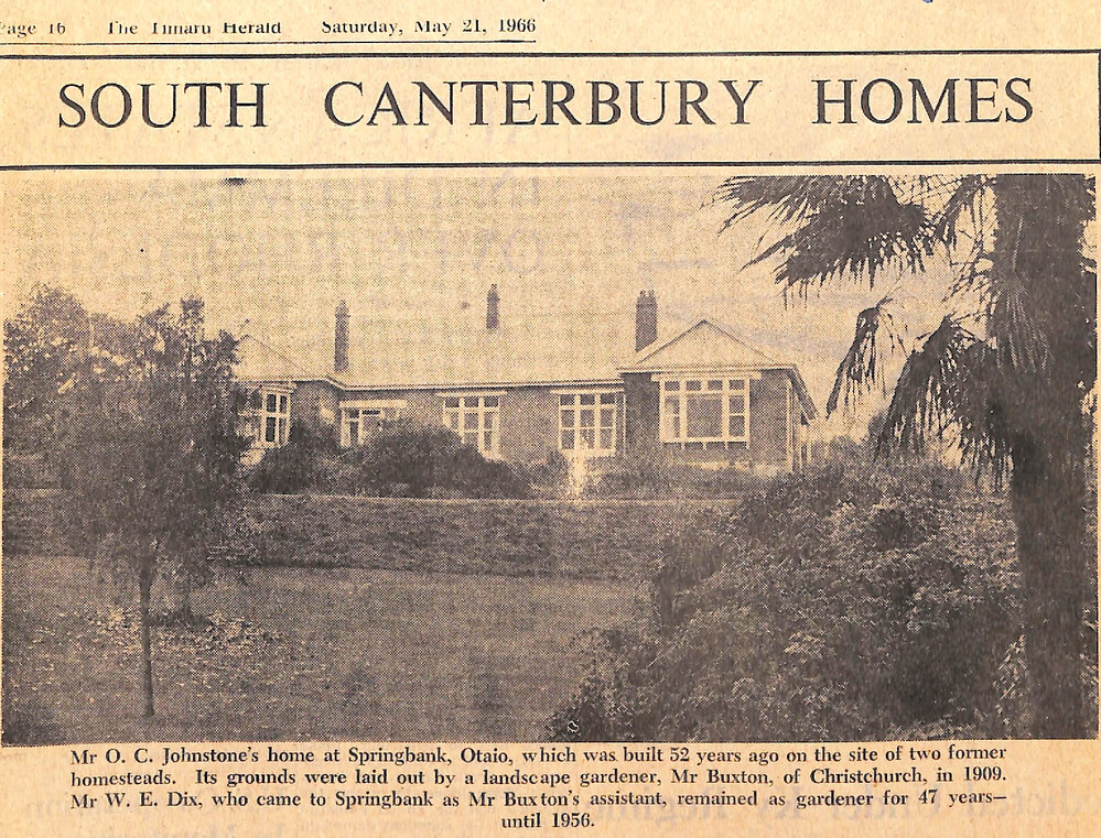 South Canterbury Homes: Springback Property at Otaio Founded by Lawyer from York