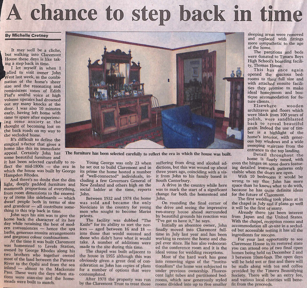 A chance to step back in time