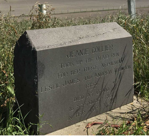 Monument to Jeanie Collier