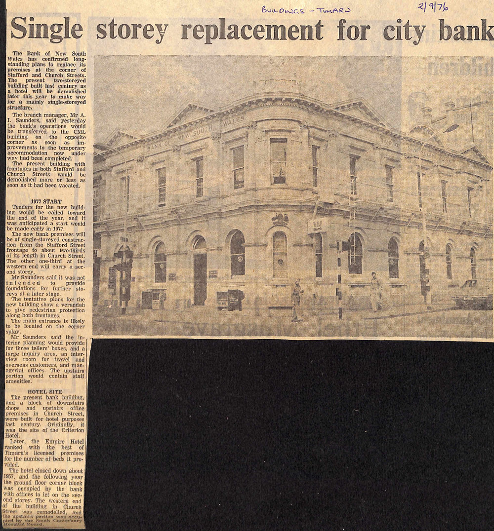 Single storey replacement for city bank