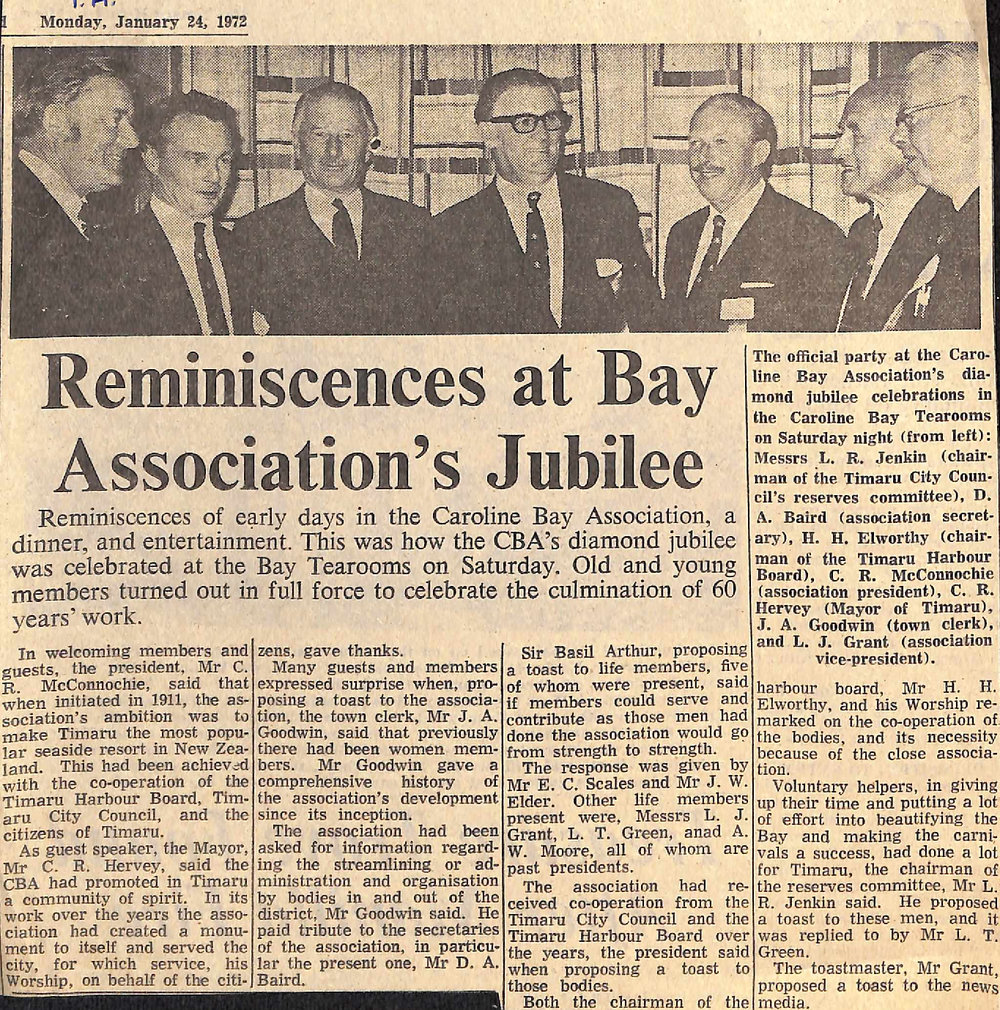 Reminiscences at Bay Association's Jubilee