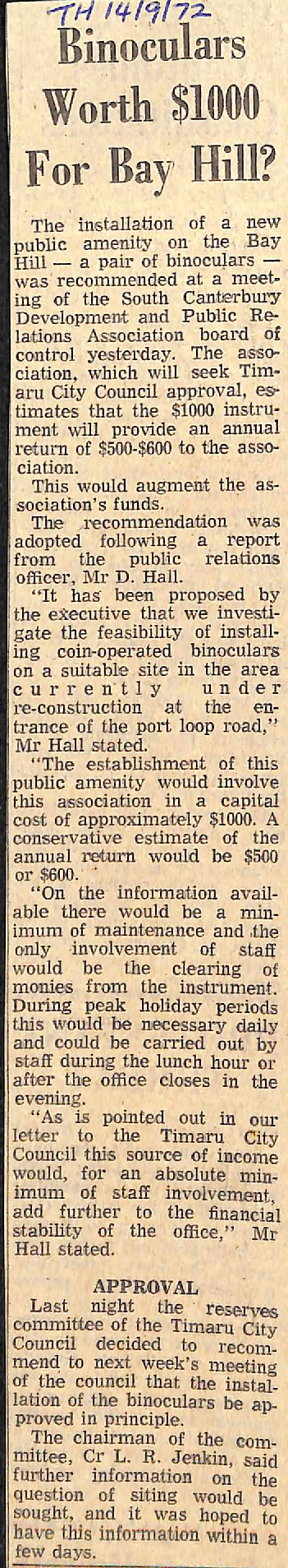 Binoculars Worth $1000 for Bay Hill