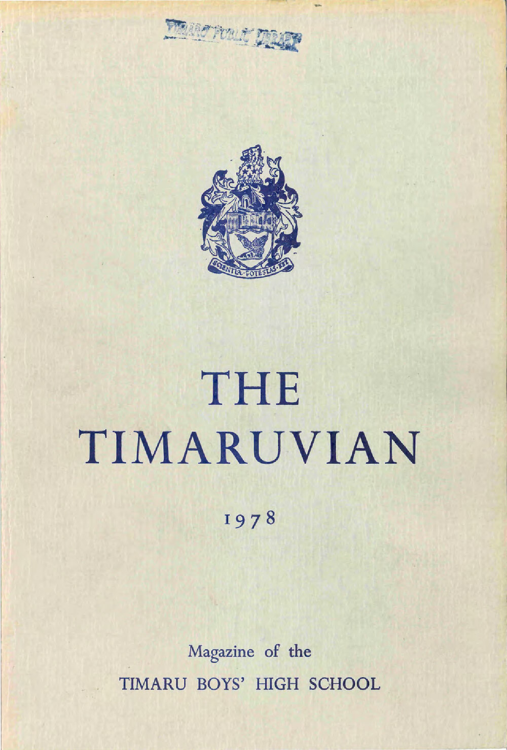 The Timaruvian 1978