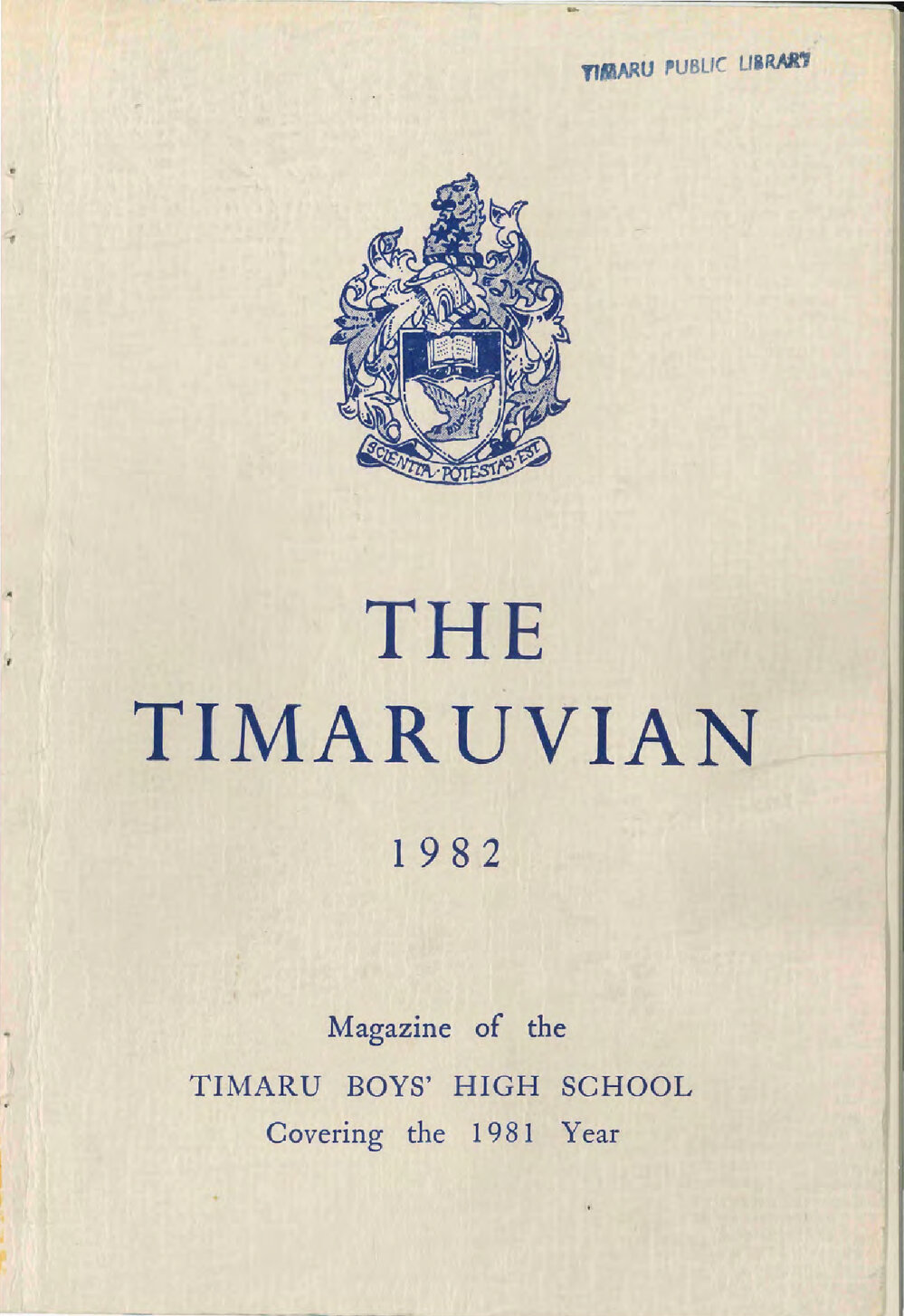 The Timaruvian 1982