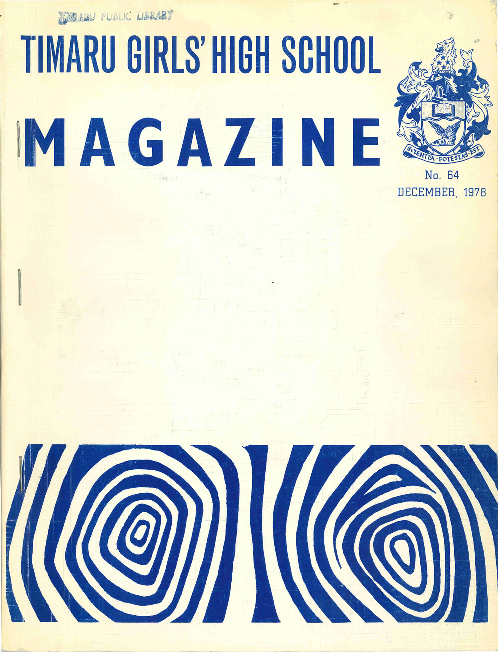 Timaru Girls' High School magazine 1978