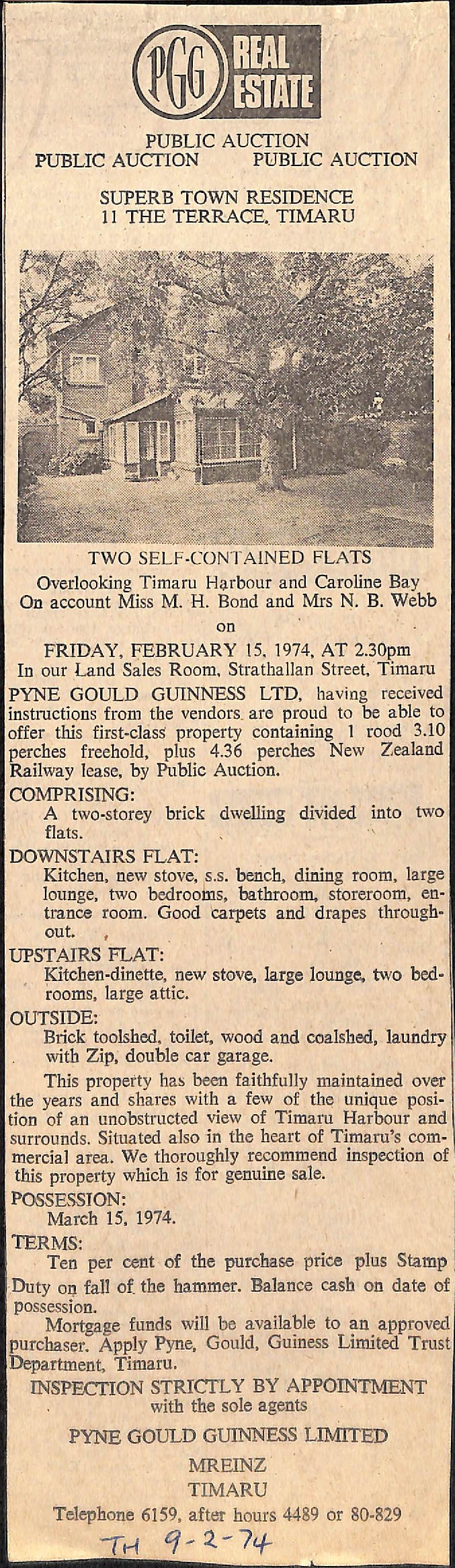 Real Estate Advertisment 11 The Terrace Timaru