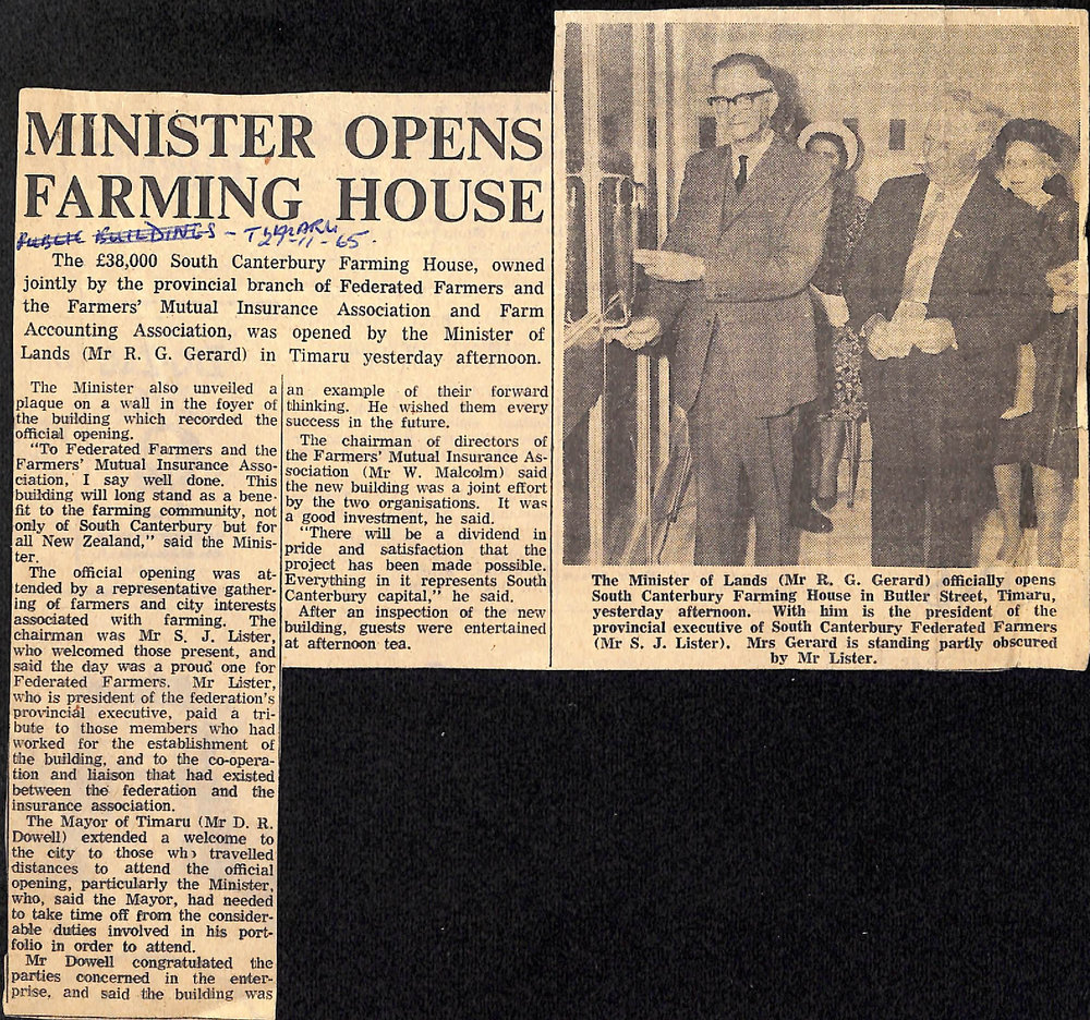 Minister Opens Farming House