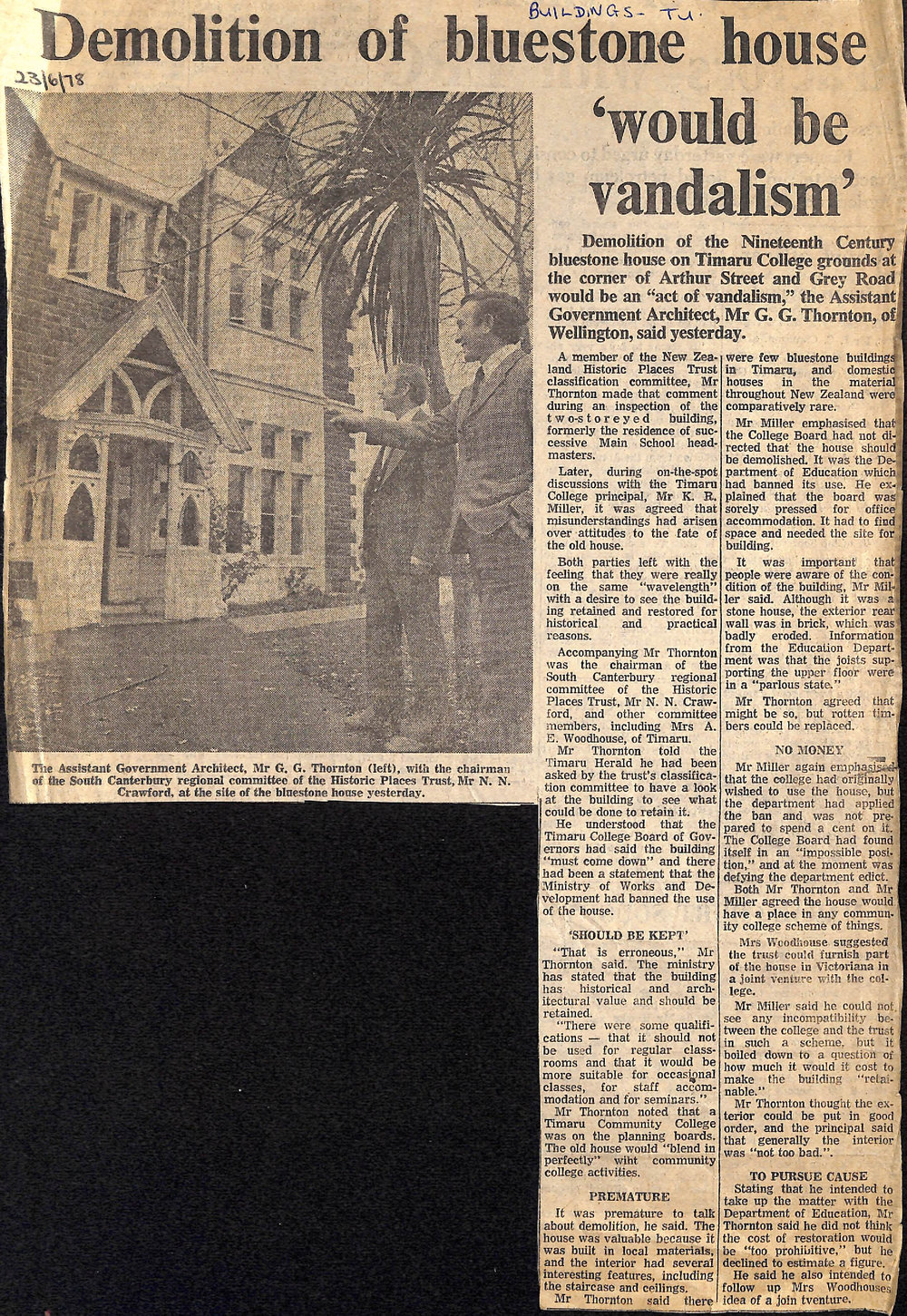 Demolition of bluestone house 'would be vandalism'