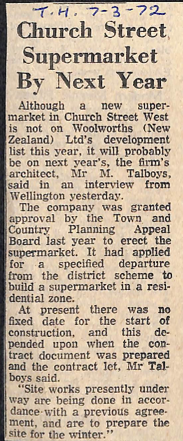 Church Street Supermarket By Next Year
