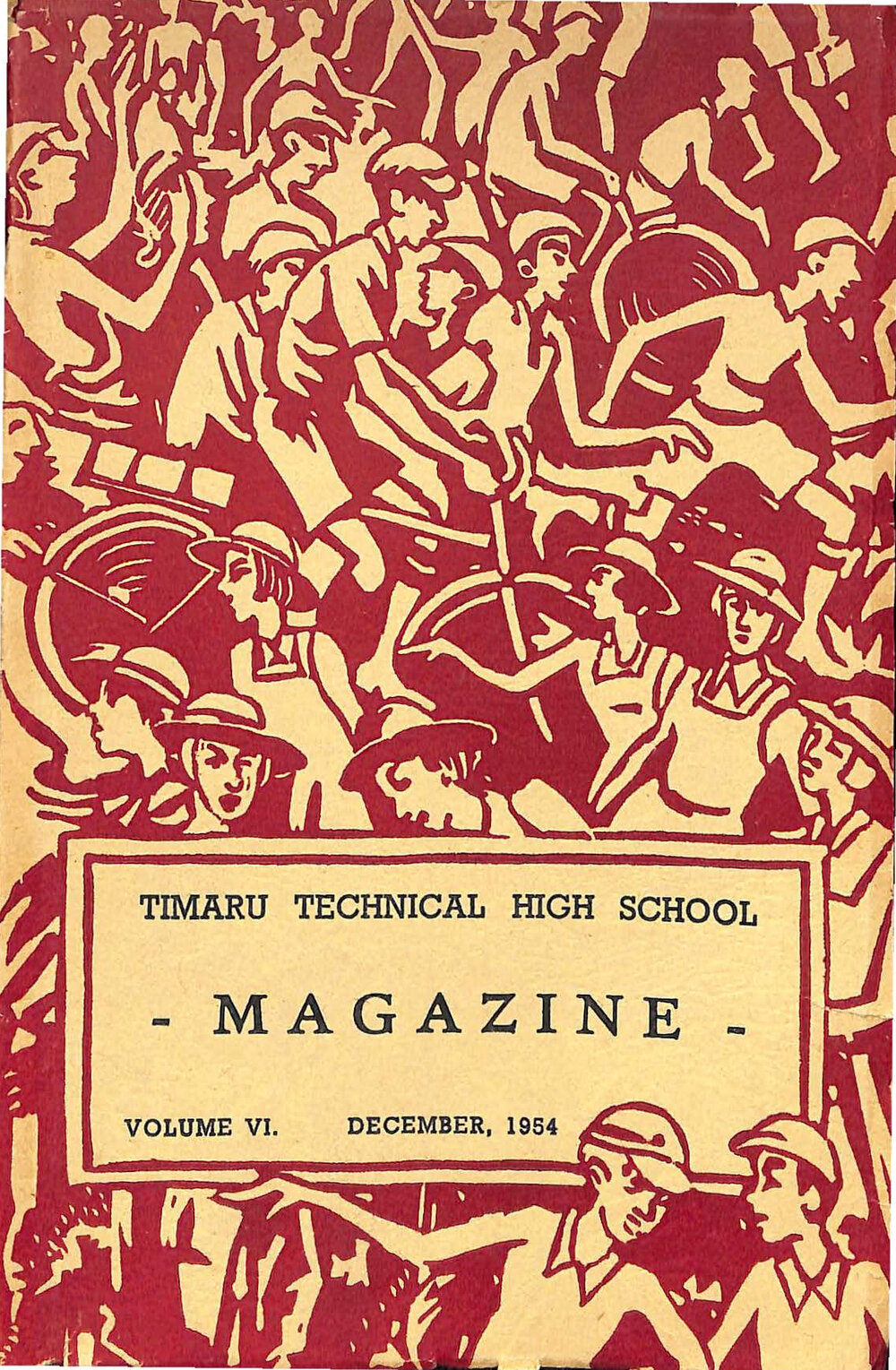 Timaru Technical High School magazine 1954