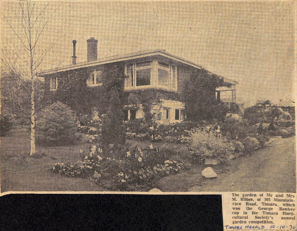 George Bowker Cup winning garden